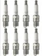 8 Plugs of NGK Standard Series Spark Plugs BR6FS/4323