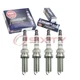 4 pc NGK Iridium IX Spark Plugs for 2013-2019 Subaru Outback 2.5L H4 go