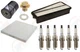 Tune Up Kit w/ DENSO PlatinumTT Plugs for 2005-2015 Toyota Tacoma 4.0L