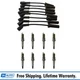 Spark Plugs & Ignition Wire Set Kit for GM Pickup Truck SUV Van New