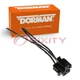 Dorman TECHoice Front HVAC Blower Motor Resistor Connector for 2000-2005 ns Dorman TECHoice Front HVAC Blower Motor Resistor Connector for 2000-2005 ns
