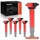A-Premium 6x Red Ignition Coil for Dodge Grand Caravan Charger Journey Chrysler