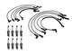 Denso Wire Set 8mm & 8 Iridium TT Spark Plug .04 Kit For Ford Mustang 5.0L V8