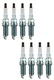 NGK Spark Plug Set (8 Pieces) (Laser Iridium) (Gap 0.044") For Lexus Toyota 3.5L