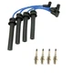 NGK 7mm Wire Set 4 Platinum Spark Plug Kit For R53 Cooper 1.6L L4 SOHC W11B16A