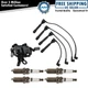 Ignition Coils Wires & Spark Plugs Fits 03-06 Elantra 05-09 Tucson Sportage