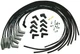Spark Plug Wire Set Racing 9mm Black 45 Deg Boots HEI Style Terminal for Ford