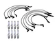 Denso Wire Set 8mm & 8 U-Groove Spark Plug.044 Kit For Ford 5.8L V8 Carb Vin H G