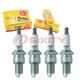 4 pcs NGK Standard Spark Plugs for 1987-1994 Mitsubishi Precis 1.5L L4 - jq 4 pcs NGK Standard Spark Plugs for 1987-1994 Mitsubishi Precis 1.5L L4 - jq