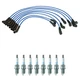 NGK 7mm Wire Set 8 Platinum Spark Plug Kit For Discovery Base SE Series II V8 NGK 7mm Wire Set 8 Platinum Spark Plug Kit For Discovery Base SE Series II V8