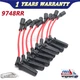 For Chevy GMC 4.8L 5.3L 6.0L V8 9748RR 19297032 NEW 8PCS Red Spark Plug Wires For Chevy GMC 4.8L 5.3L 6.0L V8 9748RR 19297032 NEW 8PCS Red Spark Plug Wires