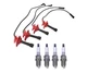 Denso Wire Set 7mm & 4 U-Groove Spark Plug 0.044 Kit For Subaru Legacy 2.5L H4