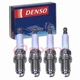 4 pc Denso Spark Plugs for 1992-2012 Volkswagen Jetta 1.8L 2.0L L4 Ignition wh 4 pc Denso Spark Plugs for 1992-2012 Volkswagen Jetta 1.8L 2.0L L4 Ignition wh