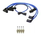 NGK 7mm Wire Set 4 Nickel Spark Plug Kit For Honda Accord 2.0 L4 W/ Gap 0.044"