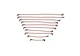 Ford Performance M-12259-R460 9MM Spark Plug Wire Sets-"Ford Racing"