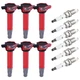 For 2009-2010 Dodge Journey 2009-2010 V6 3.5L Spark Plug and Ignition Coil 6Pack