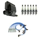 NGK Ignition Coil Wires 6 Nickel Spark Plugs Kit For Dakota Ram 1500 3.9 V6