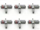 6Pcs NGK DILFR6D11 Laser Iridium Spark Plug Gap 0.044" For Lexus Toyota 3.5L V6