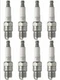 8 Plugs of NGK Standard Series Spark Plugs BR6FS/4323