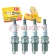 4 pcs NGK Standard Spark Plugs for 1999-2002 Daewoo Lanos 1.6L L4 - Engine qo