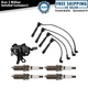 Ignition Coils Wires & Spark Plugs Fits 2004-2008 Kia Spectra 2005-2008 Spectra5