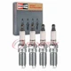 4 pc Champion Double Platinum Spark Plugs for 1998-2003 Ford Escort 2.0L L4 ch