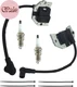 2 Sets of 21171-0745 Ignition Coils Module for Kawasaki FH721V FH601V FH641V FH6