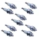 Spark Plug 10x for Dolmar Chainsaw Scythe Cut-Off Grinder Bosch WSR6F NGK BPMR7A