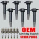 6X OEM Ignition Coil & 6X Iridium Spark Plugs For Dodge Chrysler 3.5L 4.0L UF502