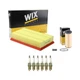 Wix Engine Air Oil Filters & NGK 6 V-Power Spark Plugs Kit for W124 300E E320 L6 Wix Engine Air Oil Filters & NGK 6 V-Power Spark Plugs Kit for W124 300E E320 L6