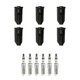 NGK 6 Iridium IX Spark Plugs 6 Coil Boots Kit for 9-7x Ascender Envoy XL XUV L6 NGK 6 Iridium IX Spark Plugs 6 Coil Boots Kit for 9-7x Ascender Envoy XL XUV L6