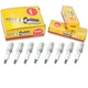 8 pc NGK 4323 BR6FS Standard Spark Plugs for T20R-U15 T20R-U RV8C RBL8 R43T ca