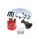 Bosch Distributor Cap Rotor 4 Spark Plugs NGK Wire Kit for Saab 900 2.0L L4 DOHC