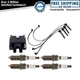 Ignition Coils Wires & Spark Plugs Fits 2005 Saab 9-2X 2005-2007 Subaru Impreza