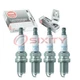 4 pc NGK V-Power Spark Plugs for 1998-2010 Subaru Forester 2.5L H4 Ignition ix