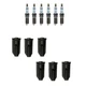 Denso 6 Iridium Spark Plugs & NGK 6 Coil Boots Kit for Envoy Traillazer 4.2L L6 Denso 6 Iridium Spark Plugs & NGK 6 Coil Boots Kit for Envoy Traillazer 4.2L L6