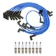 NGK Wire Set & Bosch 8 Wire Platinum Spark Plugs Kit for Ford Mustang 5.0 V8 GAS