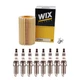 Wix Engine Oil Filter & NGK 8 Laser Iridium Spark Plugs kit for Lexus LS600h V8 Wix Engine Oil Filter & NGK 8 Laser Iridium Spark Plugs kit for Lexus LS600h V8