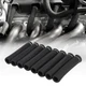 SHINEHOME Spark Plug Wire Heat Shield Sleeve 2500&deg; Boot Black 