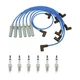 NGK Wire Set And 6 Iridium IX Spark Plugs Kit for Ram 1500 Ram 2500 Van 3.9L V6