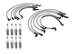 Denso Wire Set 8mm & 8 Iridium TT Spark Plug .04 Kit For Ford Mercury Lincoln V8