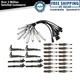 TRQ Ignition Coils Wires & Spark Plugs Fits 2017 Ford F-250 F-350 Super Duty