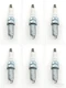 6X NGK 6176 DILFR6D11 Laser Iridium Spark Plug Gap 0.044" For Lexus Toyota 3.5L