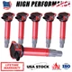 Pack Of 6 Ignition Coils For C1522 UF502 2006-2010 Chrysler Dodge 4.0L 2.7L 3.5L