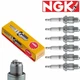6 Pack Spark Plugs NGK Standard 4323 BR6FS 4323 BR6FS Tune Up Kit Set ni