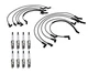 Denso Wire Set 8mm & 8 U-Groove Spark Plug 0.035 Kit For Ford Mercury V8