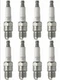8 Plugs of NGK Standard Series Spark Plugs BR6FS/4323