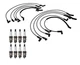 Denso Wire Set 8mm & 8 U-Groove Spark Plug 0.044 Kit For Ford Mercury V8
