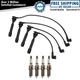 Ignition Kit Spark Plug & Wire Set For Hyunda Elantra Kia Sportage L4 2.0L
