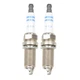 2 pc Bosch 9673 Double Iridium Spark Plugs for 924-1428 92145 900-1428 51228 fp